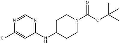4-(6-Chloro-pyriMidin-4-ylaMino)-piperidine-1-carboxylic acid tert-butyl ester, 98+% C14H21ClN4O2, MW: 312.80 Structure