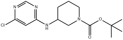 3-(6-Chloro-pyriMidin-4-ylaMino)-piperidine-1-carboxylic acid tert-butyl ester, 98+% C14H21ClN4O2, MW: 312.80 price.