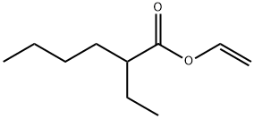 2-エチルヘキサン酸ビニル 化学構造式