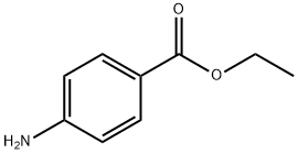 4-アミノ安息香酸  エチル 化学構造式