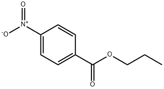 PROPYL 4-NITROBENZOATE 化学構造式