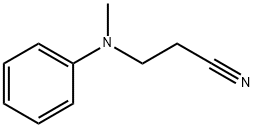 N-甲基-N-氰乙基苯胺, 94-34-8, 结构式