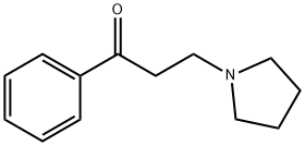 1-PHENYL-3-(PYRROLIDIN-1-YL)PROPAN-1-ONE Struktur