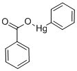 安息香酸フェニル水銀 化学構造式