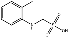 [(2-メチルフェニル)アミノ]メタンスルホン酸 化学構造式