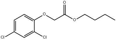 Butyl 2,4-dichlorophenoxyacetate Struktur