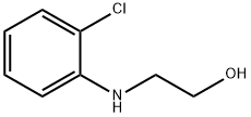 2-[(2-クロロフェニル)アミノ]エタノール 化学構造式