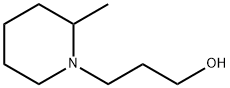 2-メチル-1-ピペリジン-1-プロパノール 化学構造式