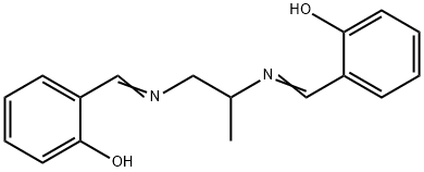 N,N'-双亚水杨-1,2-丙二胺,94-91-7,结构式