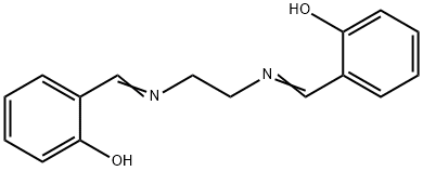N,N'-ビス(サリチリデン)エチレンジアミン 化学構造式