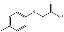 4-メチルフェノキシ酢酸 化学構造式