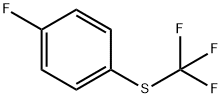 1-氟-4-(三氟甲基硫代)苯 结构式