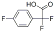 2,2-二氟-2-(4-氟苯基)乙酸, 94010-78-3, 结构式