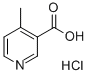 4-メチルニコチン酸塩酸塩 化学構造式
