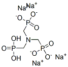 四ナトリウム＝二水素＝［ニトリロトリス（メチレン）］トリス［ホスホナト］ 化学構造式