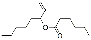 1-vinylhexyl hexanoate Struktur