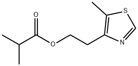 2-甲基丙酸 2-(5-甲基-4-噻唑基)乙酯 结构式