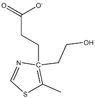 2-(5-methylthiazol-4-yl)ethyl propionate Struktur