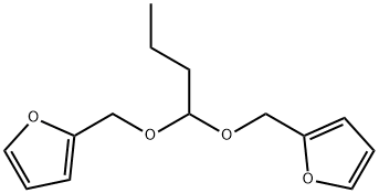 2,2'-[butylidenebis(oxymethylene)]bisfuran Structure