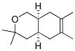 cis-3,4,4a,5,8,8a-hexahydro-3,3,6,7-tetramethyl-1H-2-benzopyran Structure