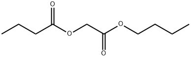 2-butoxy-2-oxoethyl butyrate Structure