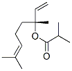 (R)-1,5-dimethyl-1-vinylhex-4-enyl isobutyrate Structure