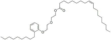 2-[2-(nonylphenoxy)ethoxy]ethyl oleate Struktur