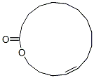 1-オキサシクロヘプタデカ-13-エン-2-オン 化学構造式