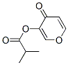 4-oxo-4H-pyran-3-yl isobutyrate 结构式