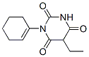 1-(1-シクロヘキセニル)-5-エチル-2,4,6(1H,3H,5H)-ピリミジントリオン 化学構造式