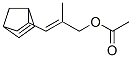 3-(bicyclo[2.2.1]hept-5-en-2-yl)-2-methylallyl acetate Struktur
