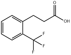 3-[o-(alpha,alpha,alpha-trifluorotolyl)]propionic acid Struktur