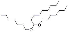 1,1-ビス(ヘプチルオキシ)ノナン 化学構造式