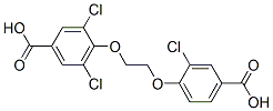 4-[2-(4-carboxy-2-chlorophenoxy)ethoxy]-3,5-dichlorobenzoic acid Structure