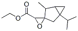 ethyl 1-isopropyl-4-methylspiro[bicyclo[3.1.0]hexane-3,2'-oxirane]-3'-carboxylate 结构式