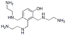tris[[(2-aminoethyl)amino]methyl]phenol Structure