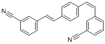 (p-phenylenedivinylene)bisbenzonitrile 结构式