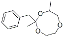 2-benzyldimethyl-1,3,6-trioxocane Struktur