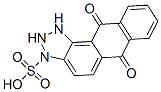6,11-dihydro-6,11-dioxo-1H-anthra[1,2-d]triazolesulphonic acid Structure