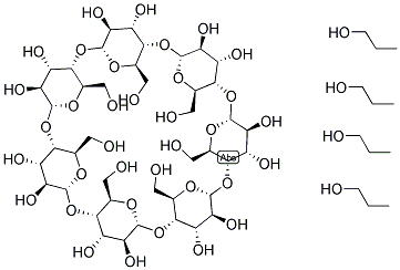 Hydroxypropyl-beta-cyclodextrin Structure