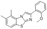 5,6-DIMETHYL-2-(2-METHOXYPHENYL)IMIDAZO[2,1-B]BENZOTHIAZOLE Structure