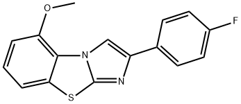 2-(4-FLUOROPHENYL)-5-METHOXYIMIDAZO[2,1-B]BENZOTHIAZOLE,940394-56-9,结构式