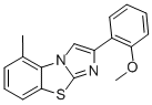 2-(2-METHOXYPHENYL)-5-METHYLIMIDAZO[2,1-B]BENZOTHIAZOLE Structure