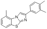 2-(3,4-DIMETHYLPHENYL)-5-METHYLIMIDAZO[2,1-B]BENZOTHIAZOLE Structure
