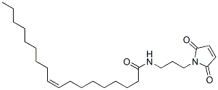 (Z)-N-[3-[(2,5-ジヒドロ-2,5-ジオキソ-1H-ピロール)-1-イル]プロピル]-9-オクタデセンアミド 化学構造式