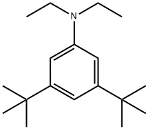 3,5-ビス(tert-ブチル)-N,N-ジエチルアニリン 化学構造式