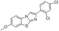 2-(2,4-DICHLOROPHENYL)-7-METHOXYIMIDAZO[2,1-B]BENZOTHIAZOLE Structure
