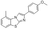 2-(4-METHOXYPHENYL)-5-METHYLIMIDAZO[2,1-B]BENZOTHIAZOLE 化学構造式