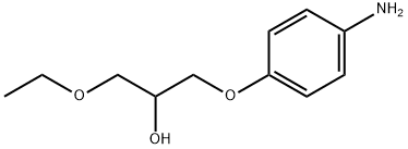 4-(3-乙氧基-2-羟基丙氧基)苯胺,94056-98-1,结构式