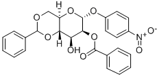 4-Nitrophenyl2-benzoyl-4,6-O-benzylidene-a-D-mannopyranoside Struktur